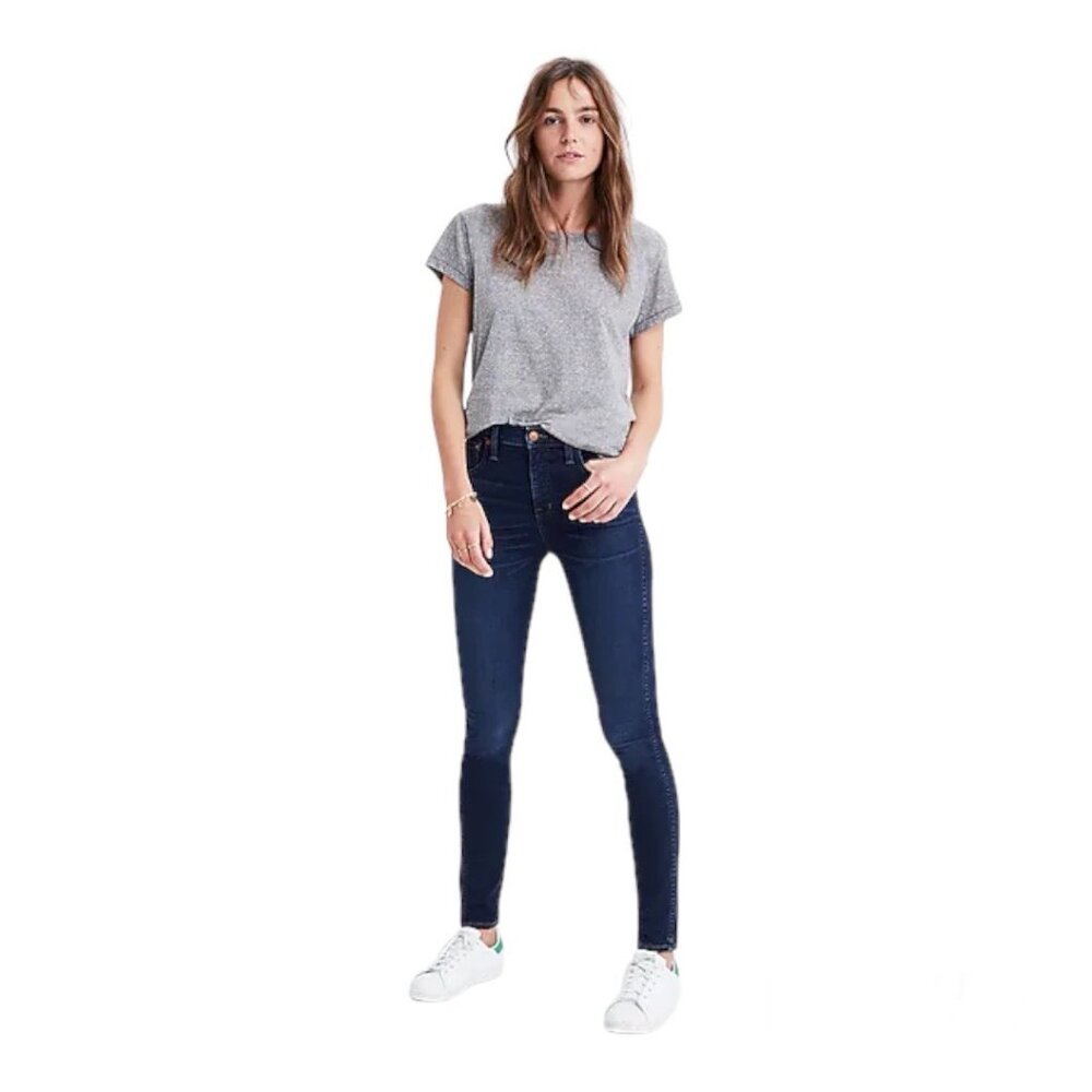 Madewell 10" High Riser Skinny Denim Jeans in Hayes Wash Size 26 Casual